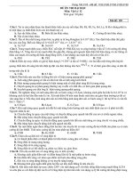 Đề ôn đại học vật lý