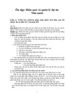 Ôn tập hiệu quả và quản lý dự án