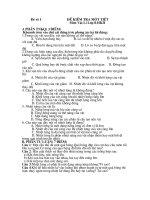 Kiểm tra 1 t - lí 8 ki II-2 đề có đáp án