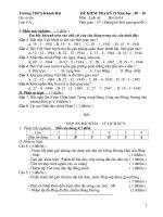 Đề KT 15ph Sử 9 kỳ II