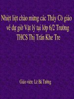 Tiết 25: Một số ứng dụng của sự nở vì nhiệt