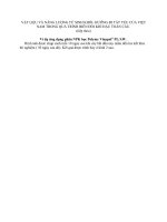 VẬT LIỆU và NĂNG LƯỢNG từ SINH KHỐI(tiếp theo)