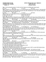 THI THỬ HÓA L1 -2011(SPHN)