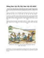 Đừng làm việc tốt...