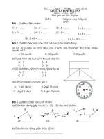 Để thi giữa HK II