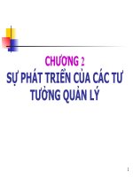 Bài giảng Khoa học quản lý - chương 2