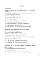 báo cáo thực tập tốt nghiệp Công tác tổ chức thực hiện ở  công ty TNHH một thành viên kim loại màu thái nguyên ”,