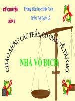 kể chuyện : Nhà vô địch