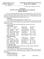 Kế hoạch tổ chức thi IOE cấp trường