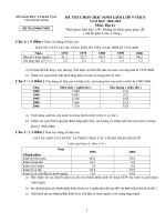 Đề và đáp án thi HSG tỉnh Ninh Bình