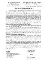 Công văn biên soạn đề KT