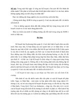 Bài kiểm tra kế hoạch hóa phát triển