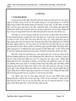 Sáng kiến kinh nghiệm Một số thủ thuật dạy từ vựng tiếng Anh 7 trường THCS Tân Hưng