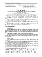 Kế hoạch HS Giỏi - Yếu