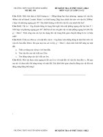 Kiểm tra 45 phút chương các định luật bảo toàn