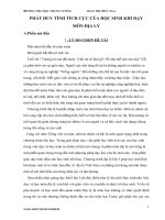 sáng kiến kinh nghiệm PHÁT HUY TÍNH TÍCH CỰC CỦA HỌC SINH KHI DẠY MÔN ĐỊA LÝ LỚP 5