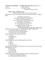 Đề KT học kỳ I Văn 9