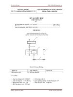 THIẾT kế hộp GIẢM tốc một cấp loại hộp hộp giảm tốc bánh răng trụ răng thẳng