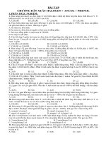 Bài tập Ancol - Phenol