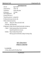 Kế hoạch giang dạy môn thể dục 8 cả năm