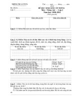 Dề thi tiếng việt học sinh giỏi lớp 2