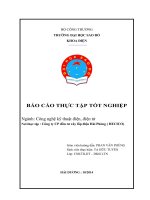 báo cáo thực tập tốt nghiệp tại công ty CP đầu tư xây lắp điện hải phòng ( HECICO)