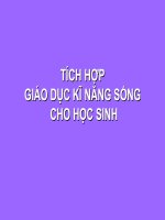 Tích hợp giáo dục KNS qua môn Đạo đức