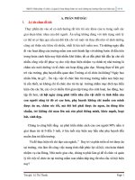 sáng kiến kinh nghiệm Biện pháp  tổ chức và quản lý hoạt ðộng chăm sóc nuôi dưỡng tại trường mầm non hiện nay