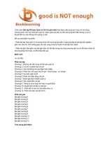 bài tập kế toán quản trị-good is not enough