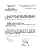 Danh sách HS tham gia thi VĂn hay chữ đẹp cấp tỉnh năm học 2010-2011