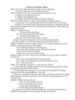 Đề bài ôn tập TV 5