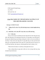 HOẠT ĐỘNG XÚC TIẾN BÁN HÀNG TẠI CÔNG TY CỔ PHẦN DỆT HÒA KHÁNH-DANATEX