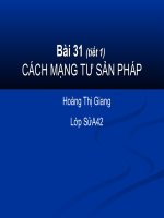 bai 31 cach mang tu san phap