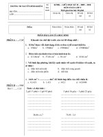 ĐỀ THI TOÁN, TV GIỮA HKII - LỚP 5