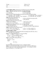 Đề kiểm tra tin 8 HK II