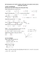 Kiểm tra giữa kì II toán 6