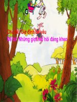 Giọt mồ hôi đáng khen