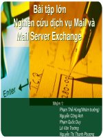 Bài tập lớn nghiên cứu dịch vụ Mail và Mail Server Exchange