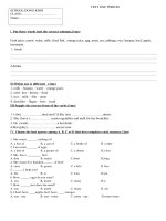 kiem tra Anh 6 1 t lan 1 HkII (u 9,10,11 )