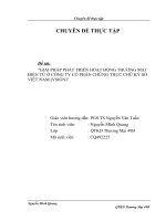 Giải pháp phát triển hoạt động thương mại điện tử ở công ty cổ phần chứng thực chữ ký số Việt Nam (VSIGN)