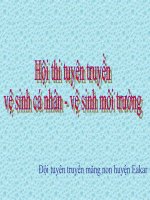 HÌNH ẢNH MINH HOẠBÀI DỰ THI GDVSCN-VSMT