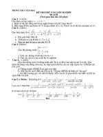 một số đề thi vao THPT