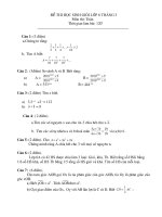 Đề thi HSG tháng 3