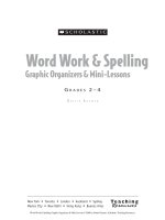 Word work and spelling