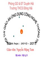 MẮT VÂT LÍ 9 TIẾT 54