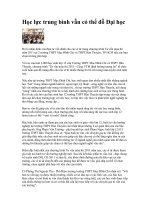 Tư vấn tuyển sinh 2011