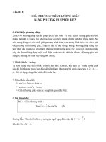 Chuyen De Giai Phuong Trinh Luong Giac
