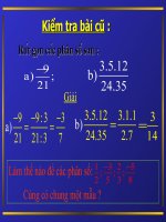 QUY DONG MAU NHIEU PHAN SO