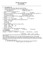 ĐỀ THI VÀO 10 MÔN HÓA 9