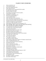 PASSIVE VOICE EXERCISES